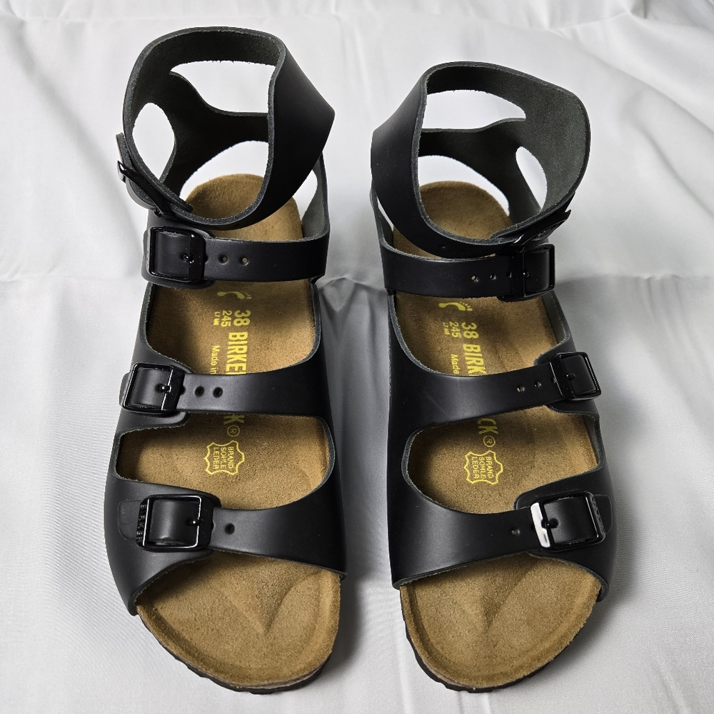 NWOT Birkenstock Athens Gladiator Sandals Size 38 - Picture 2 of 8